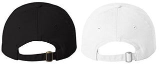 Mr. & Mrs. | Matching Newlywed Wedding Baseball Caps and Beer Holder (Coolie)