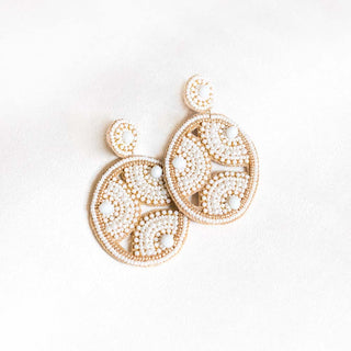 Multi Beaded Statement Earrings